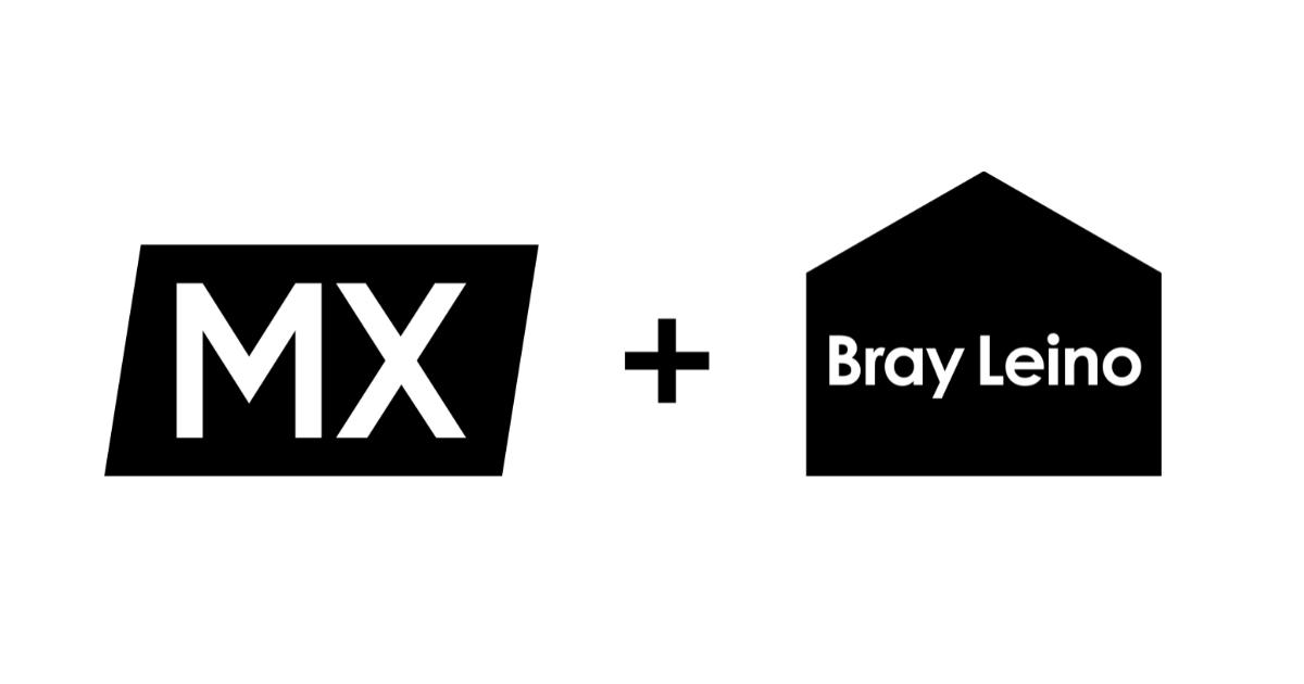 The MX Group and Bray Leino global partnership for B2B brands - logos.